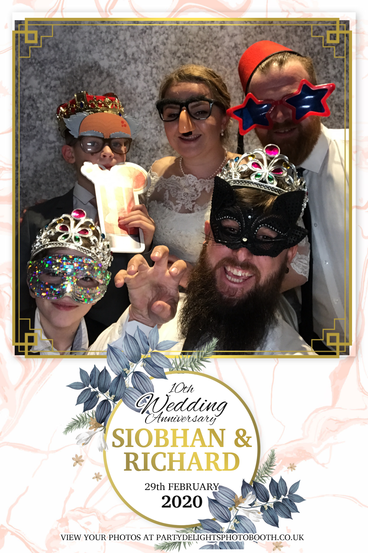 Siobhan and Richards Vow renewal  | View more photos from the event at gallery.partydelightsphotobooth.co.uk/u/PartyDelightsPhotoBooth/Siobhan-and-Richards-Vow-renewal